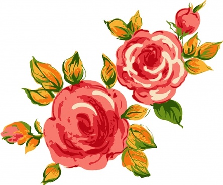 444x368 Rose Petals Vector Free Vector Download