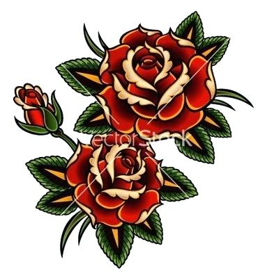 Tattoo Flowers Vector 380x400 Tattoo Flowers Vector