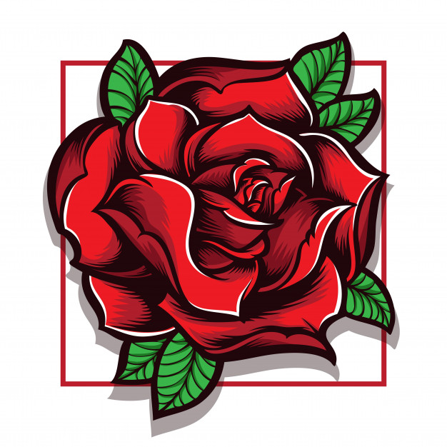 626x626 Rose Vector Logo Vector Premium Download