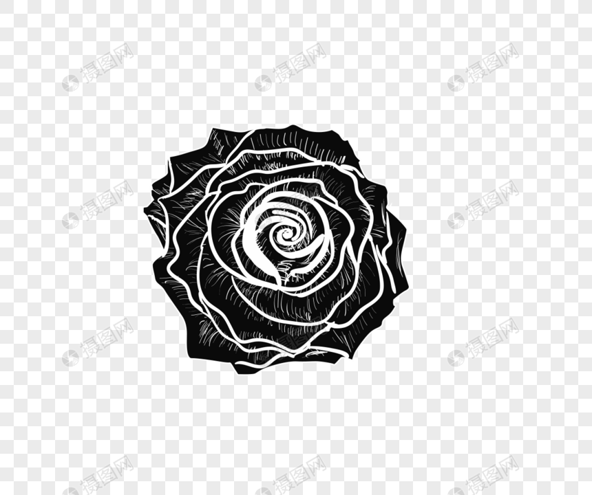 Black And White Fashion Art Rose Vector Material Png Image Picture 860x720 Black And White Fashion Art Rose Vector Material Png Image Picture