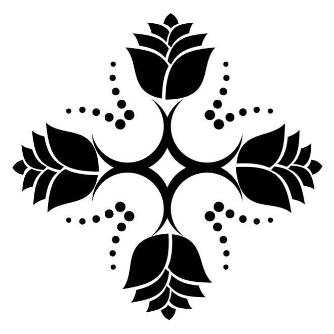 Black Rose Vector Image 660x660 Black Rose Vector Image