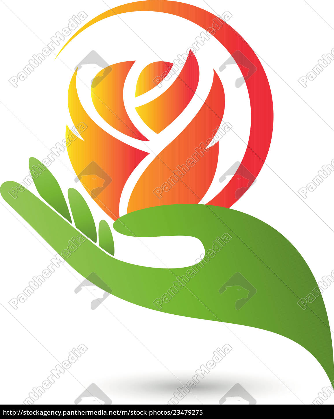 Logo, Hand, Flower, Rose, Vector 1155x1450 Logo, Hand, Flower, Rose, Vector