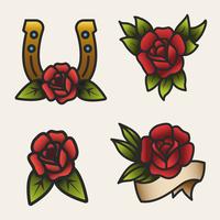 Rose Tattoo Free Vector Art 200x200 Rose Tattoo Free Vector Art