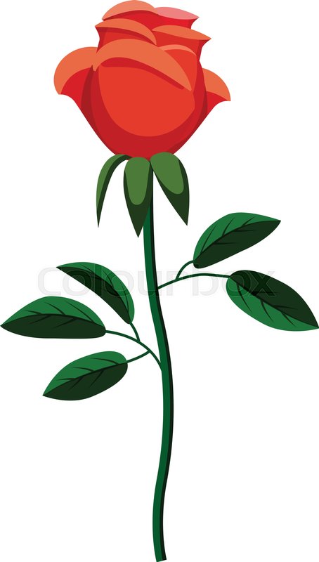 Rose Icon Cartoon Illustration Of Stock Vector Colourbox 454x800 Rose Icon Cartoon Illustration Of Stock Vector Colourbox