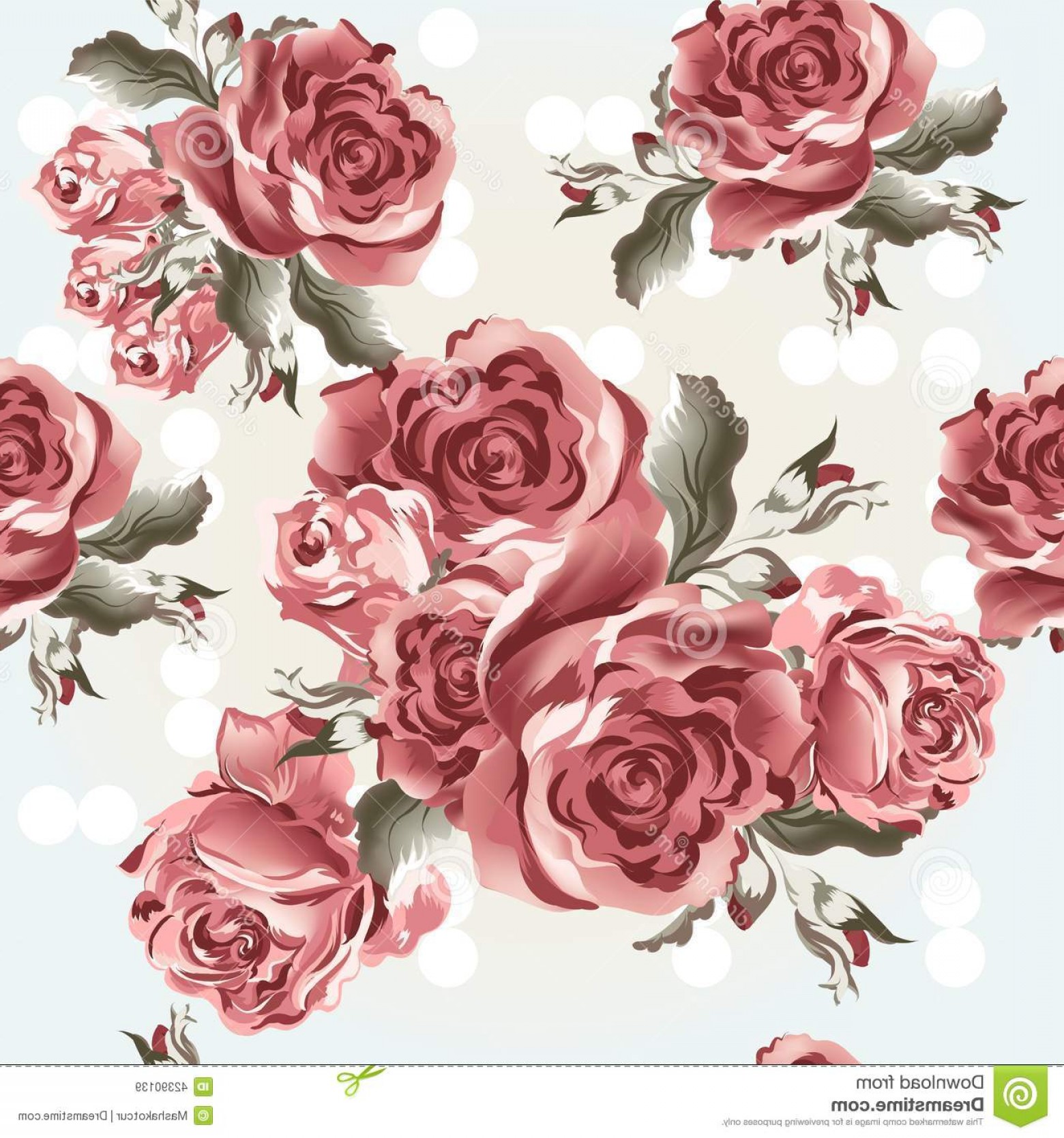 Stock Illustration Floral Seamless Vector Wallpaper Pattern Roses 1560x1668 Stock Illustration Floral Seamless Vector Wallpaper Pattern Roses