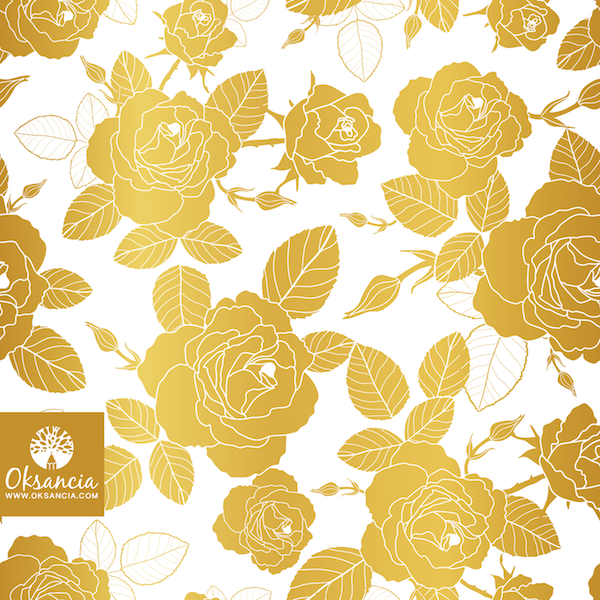 Video How To Design A Vector Gold Foil Pattern With Roses 600x600 Video How To Design A Vector Gold Foil Pattern With Roses