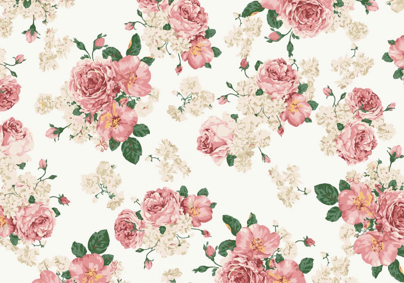 Vintage Pink And White Roses Vector Background Soidergi 1680x1176 Vintage Pink And White Roses Vector Background Soidergi