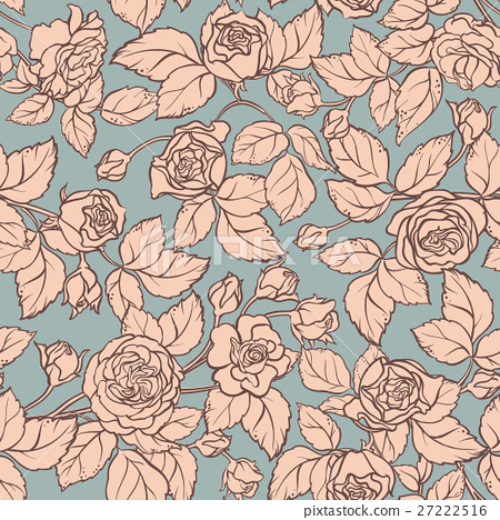 Rose Vector Pattern 450x468 Rose Vector Pattern