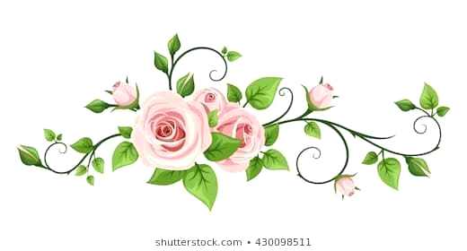 Flowers On Vines Vector 520x280 Flowers On Vines Vector