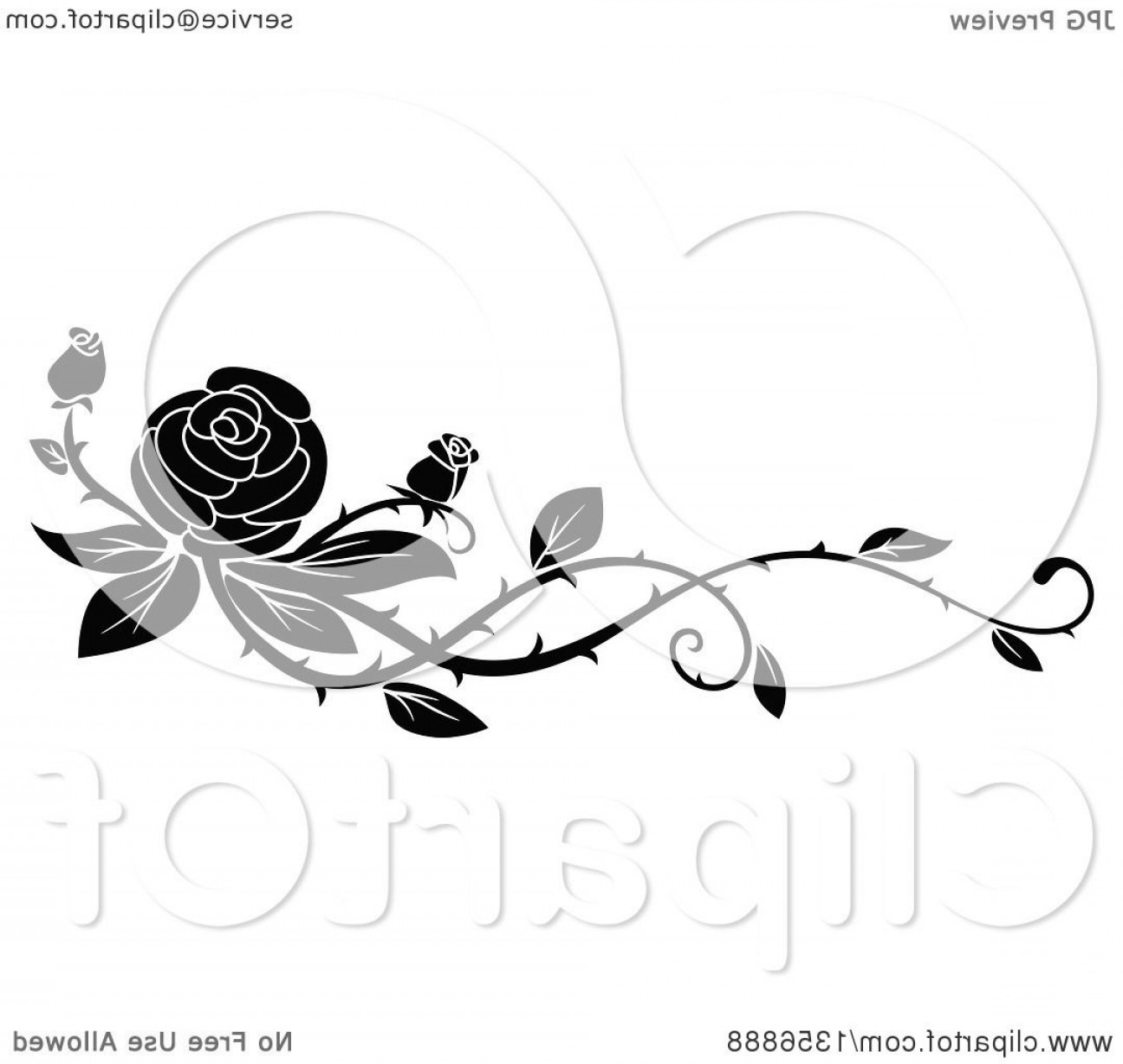 Black And White Floral Rose Vine Border Design Element Sarahgardan 1296x1228 Black And White Floral Rose Vine Border Design Element Sarahgardan