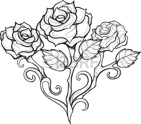 Rose Vines Vector at Vectorified.com | Collection of Rose Vines Vector ...