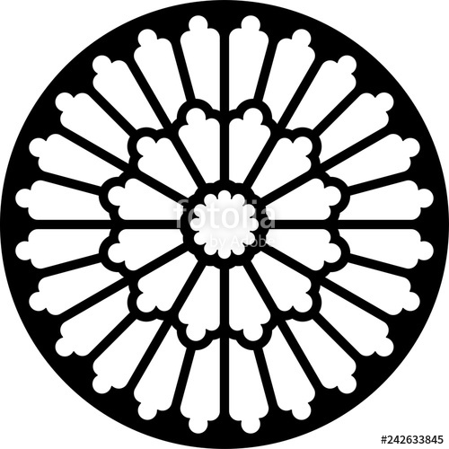 500x500 York, Gb, Rose Window Stock Image And Royalty Free Vector
