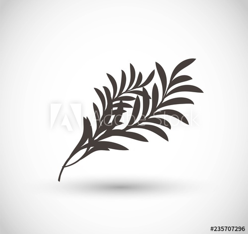500x472 Rosemary Vector Icon