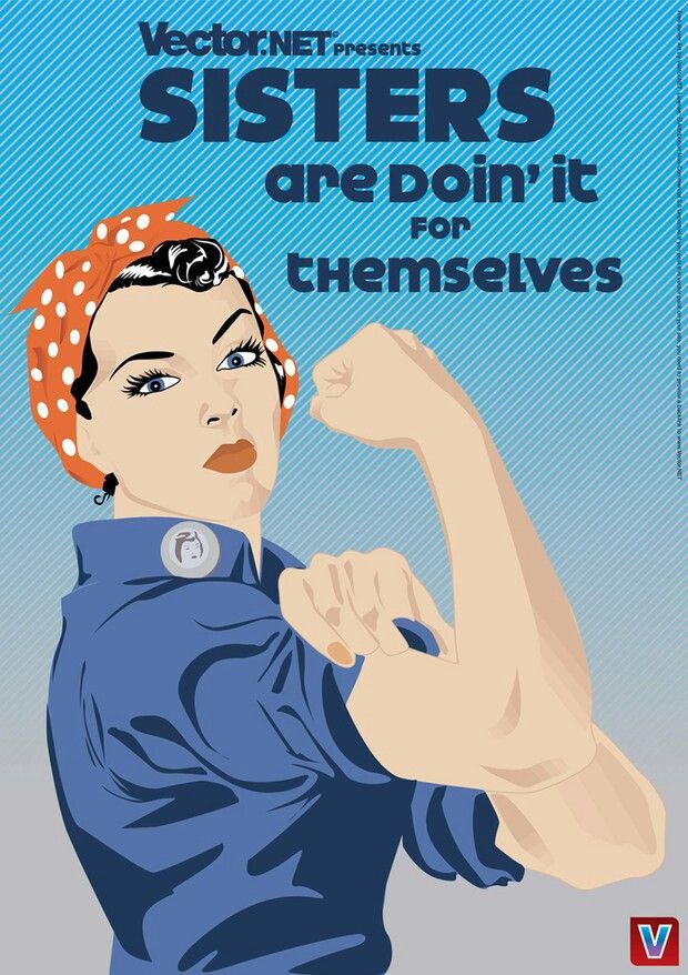 620x878 Independent Woman Rosie The Riveter Free Vector Art, Graphic
