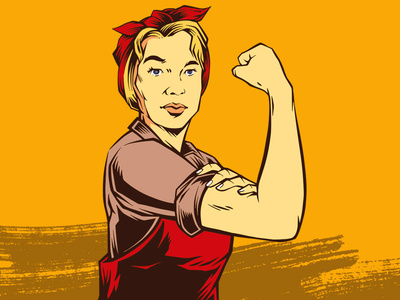 400x300 Rosie The Riveter Pop Art