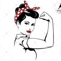 200x200 Rosie The Riveter Clipart Cool Cliparts, Stock Vector