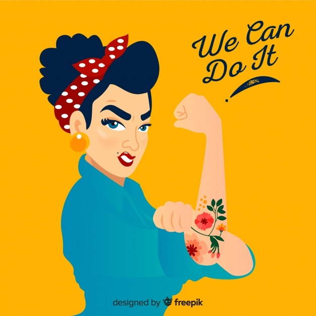 Rosie The Riveter Vector Free at Vectorified.com | Collection of Rosie ...