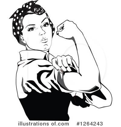 400x420 Rosie The Riveter Clipart