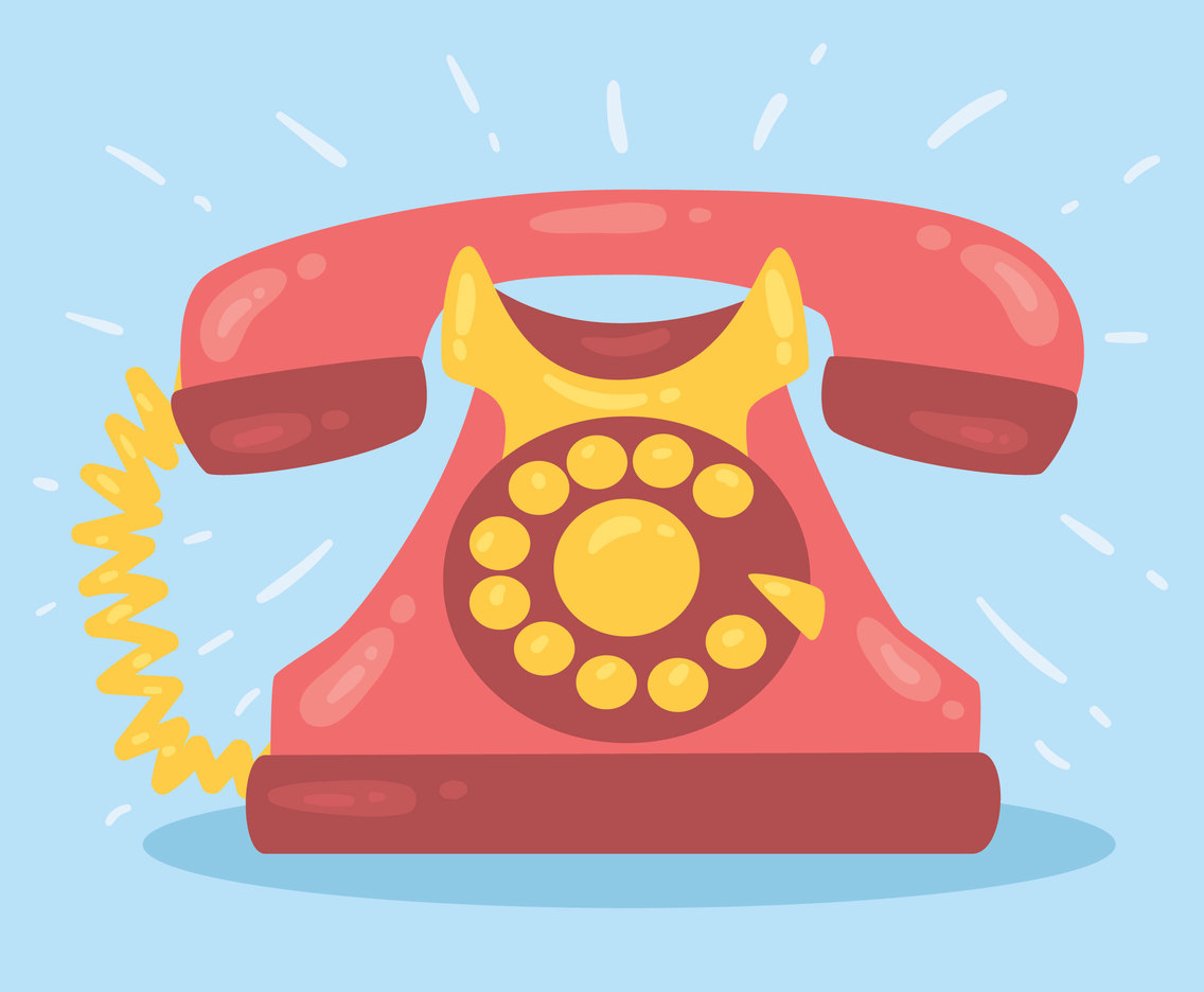 1136x936 Pink Rotary Telephone Vector Vector Art Graphics