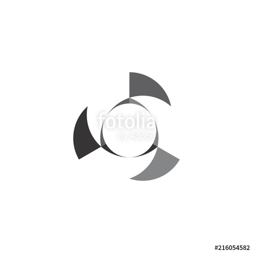 500x500 Triple Blade Rotary Logo Stock Image And Royalty Free Vector