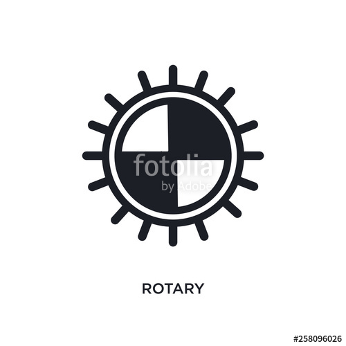 500x500 Rotary Isolated Icon Simple Element Illustration From Sew Concept