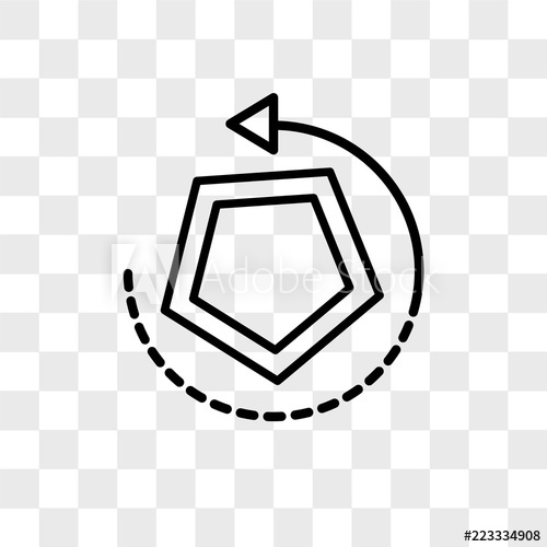 Rotate Vector Icon Isolated On Transparent Background, Rotate Logo 500x500 Rotate Vector Icon Isolated On Transparent Background, Rotate Logo