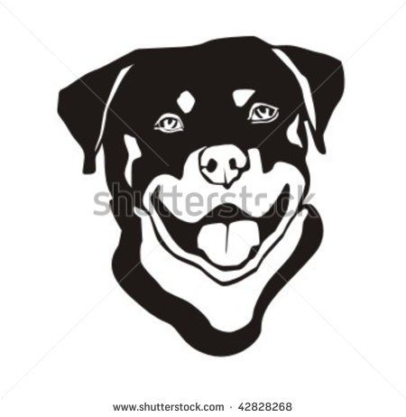 450x462 Rottweiler, Vector