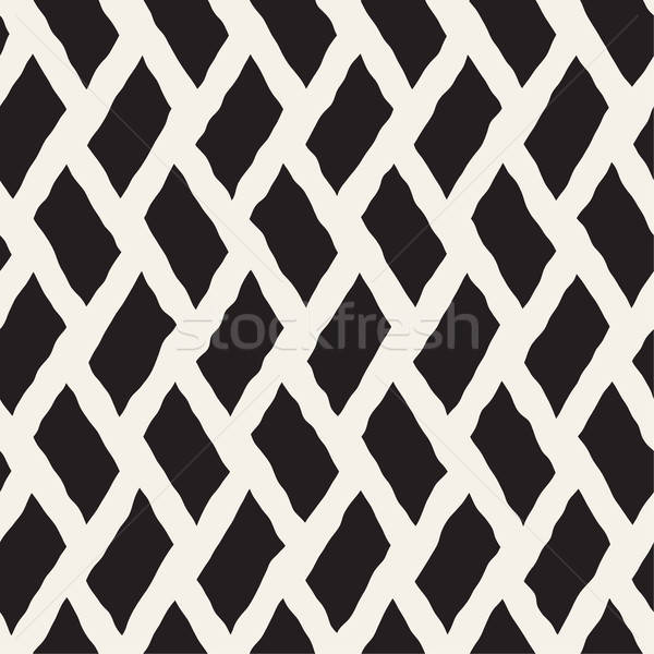 Rhombus Rough Hand Drawn Lines Vector Seamless Black And White 600x600 Rhombus Rough Hand Drawn Lines Vector Seamless Black And White