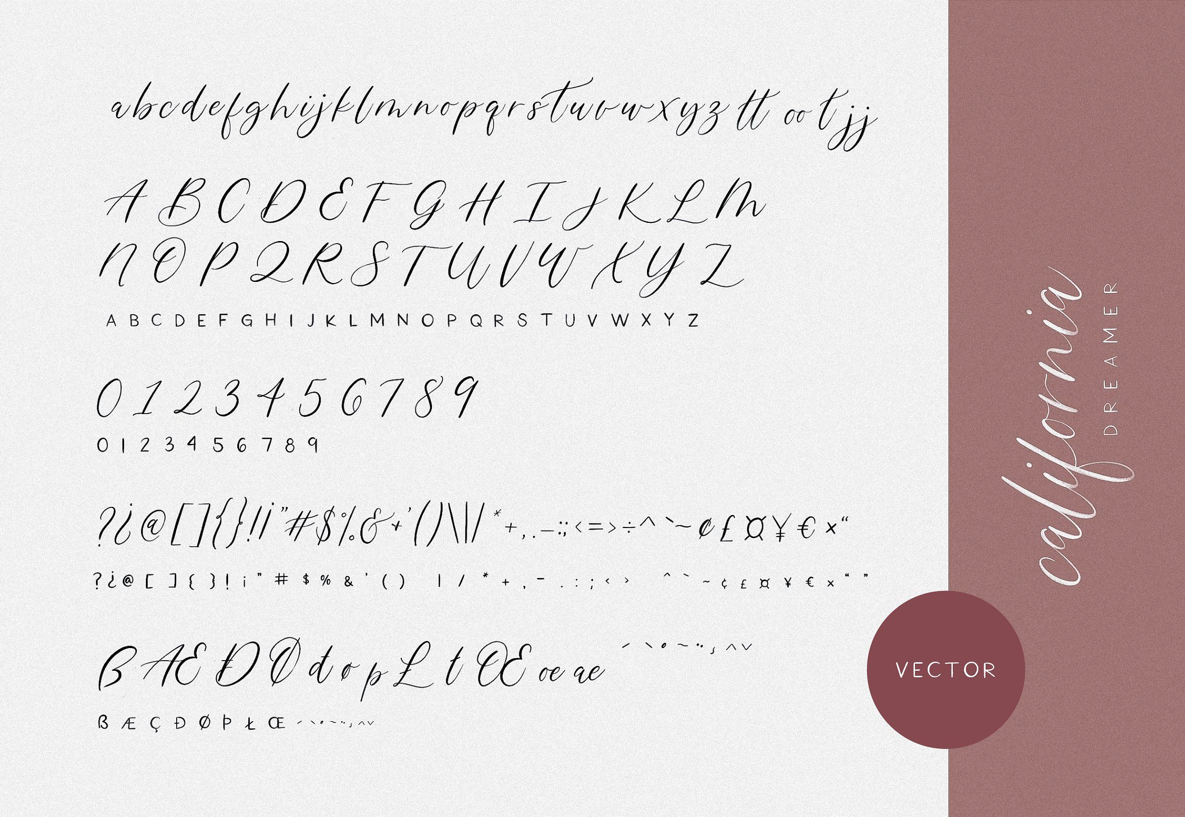 California Dreamer Font Duo 2348x1620 California Dreamer Font Duo