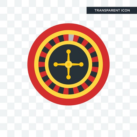 450x450 Roulette Vector Icon Isolated On Transparent Background, Roulette