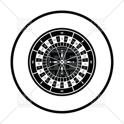 400x400 Roulette Wheel Icon Vector Image Of Signs, Symbols, Maps Angelp