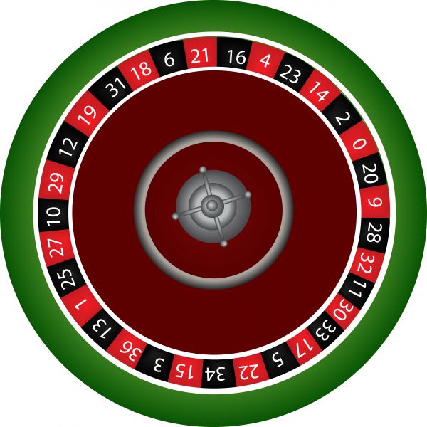 600x600 Vector Image Of A Roulette Wheel