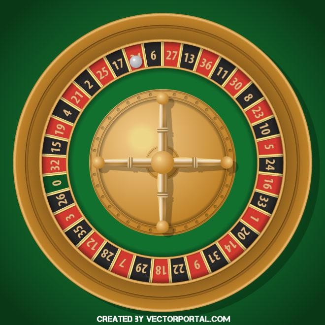 660x660 Casino Roulette Vector Image