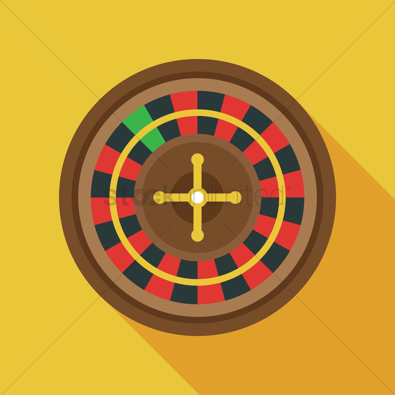 1300x1300 Casino Roulette Wheel Vector Image