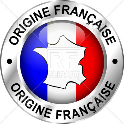 400x400 French Origin Round Emblem Vector Image Of Icons And Emblems