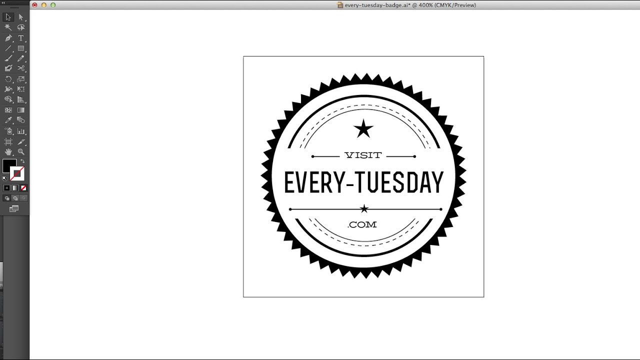 1280x720 How To Create A Hipster Vector Badge In Illustrator