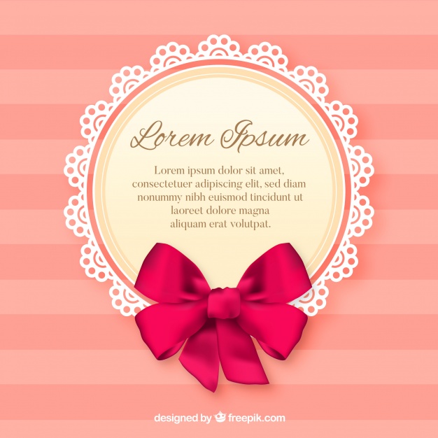 626x626 Vector Round Banner With Decorative Ribbon Vector Free Download