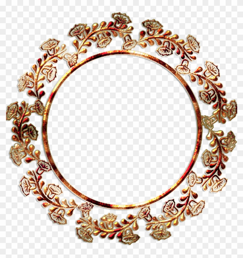 840x892 Round Border Vector Frame