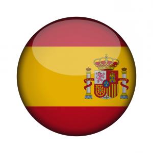 300x300 Spanish Flag On The Round Button Vector Sarahgardan