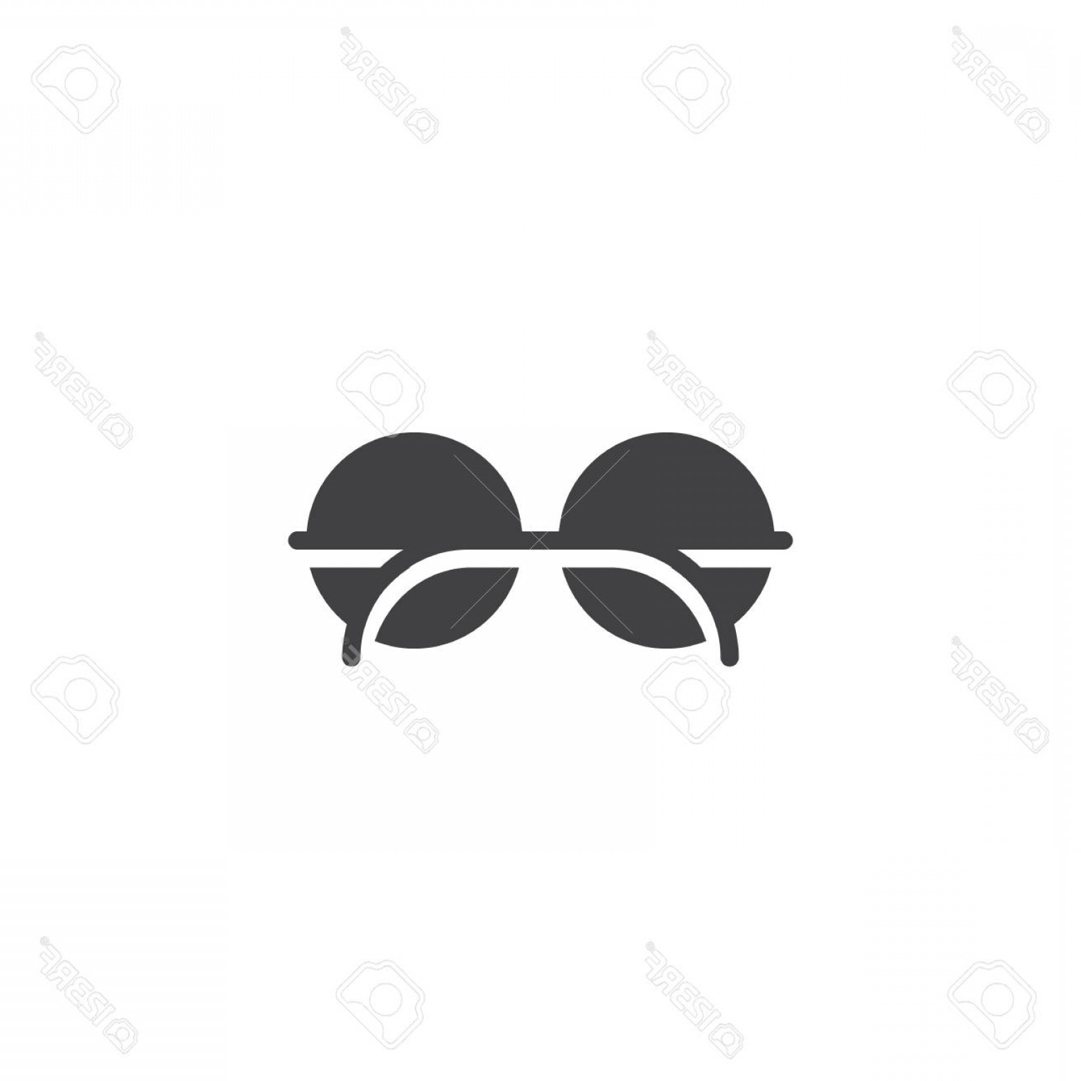 1560x1560 Photostock Vector Optical Glasses Vector Icon Filled Flat Sign