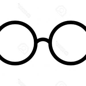 300x300 Photostock Vector Round Glasses Or Reading Eyeglasses Line Art