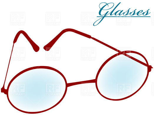 523x392 Round Glasses Vector Image Of Objects Robertosch