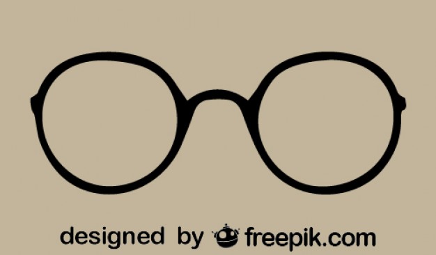 626x366 Vintage Round Frame Glasses Vector Free Download