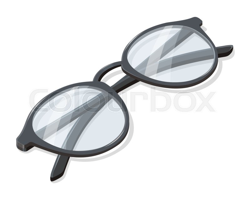 800x640 Folded Glasses Vector Icon In Stock Vector Colourbox