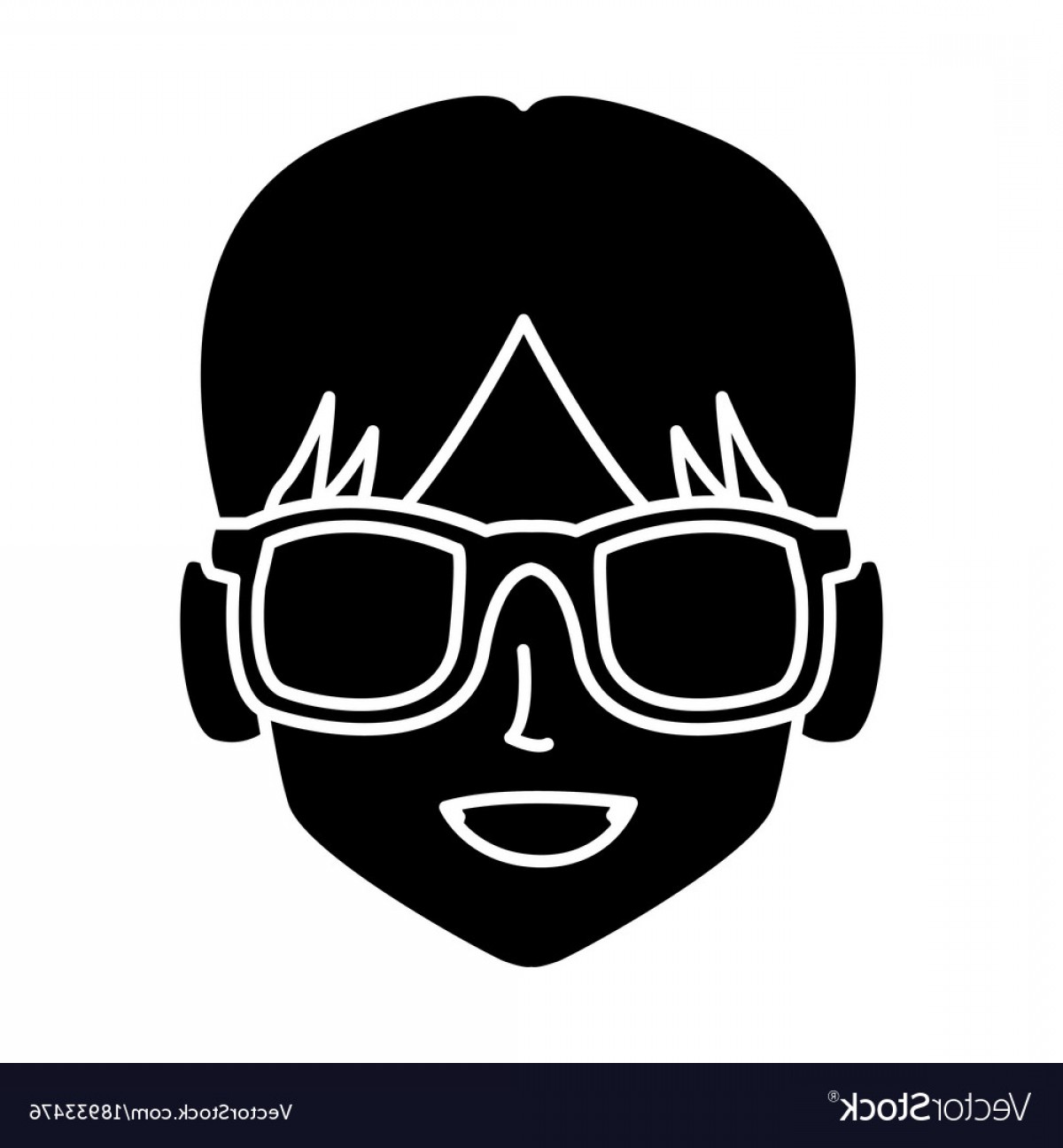 1200x1296 Geek Man With Round Frame Glasses Vector Handandbeak