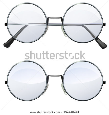 445x470 Glasses Lenses Clipart