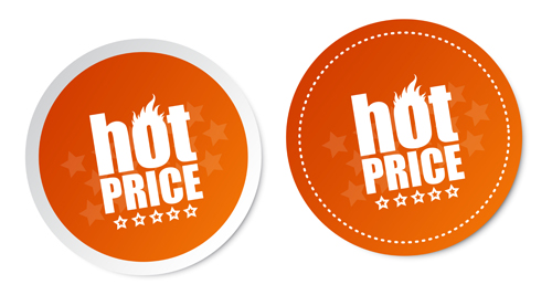 Hot Price Round Labels Vector Free Download 500x267 Hot Price Round Labels Vector Free Download