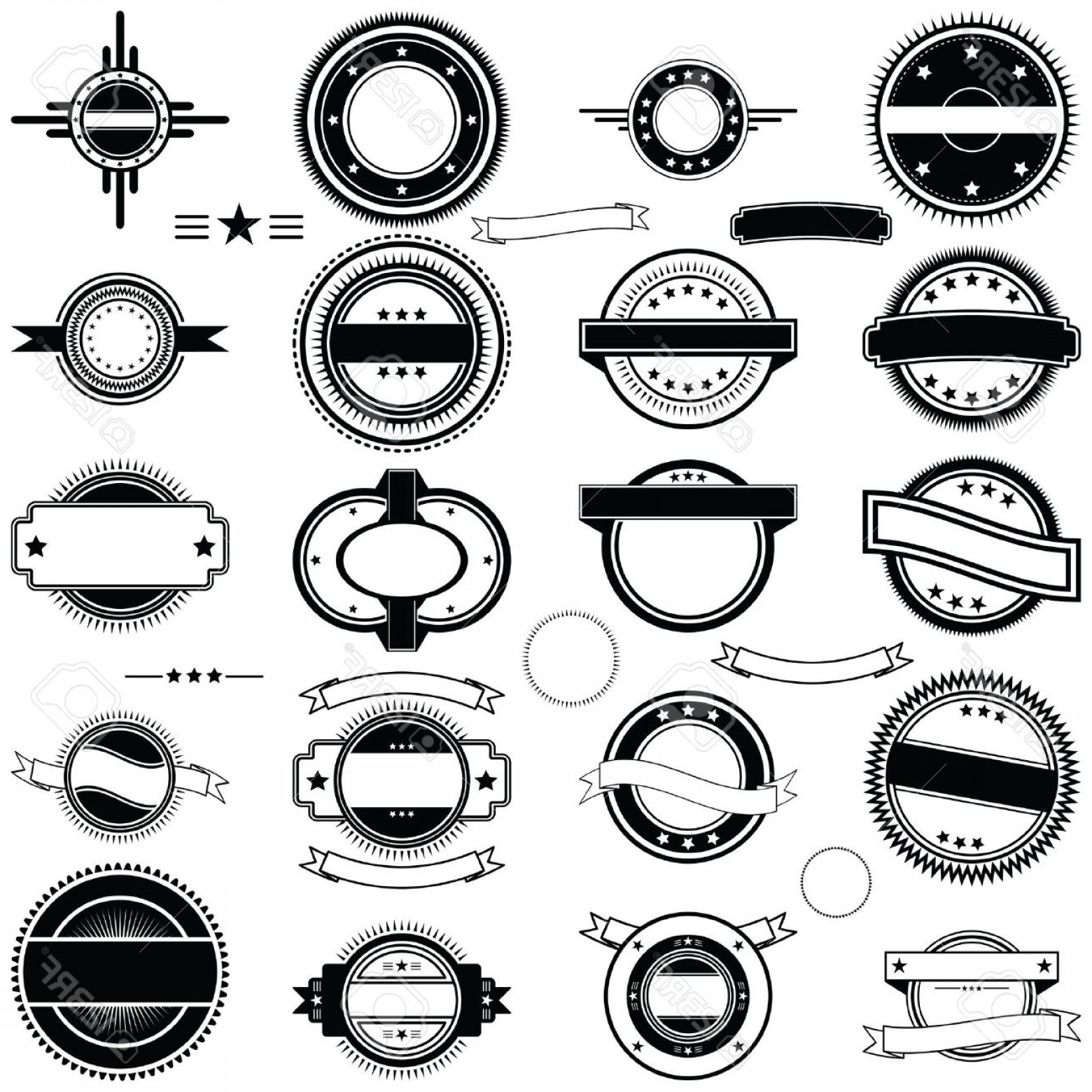 Photoa Collection Of Vintage Style Round Labels Decals Or Rubber 1560x1560 Photoa Collection Of Vintage Style Round Labels Decals Or Rubber