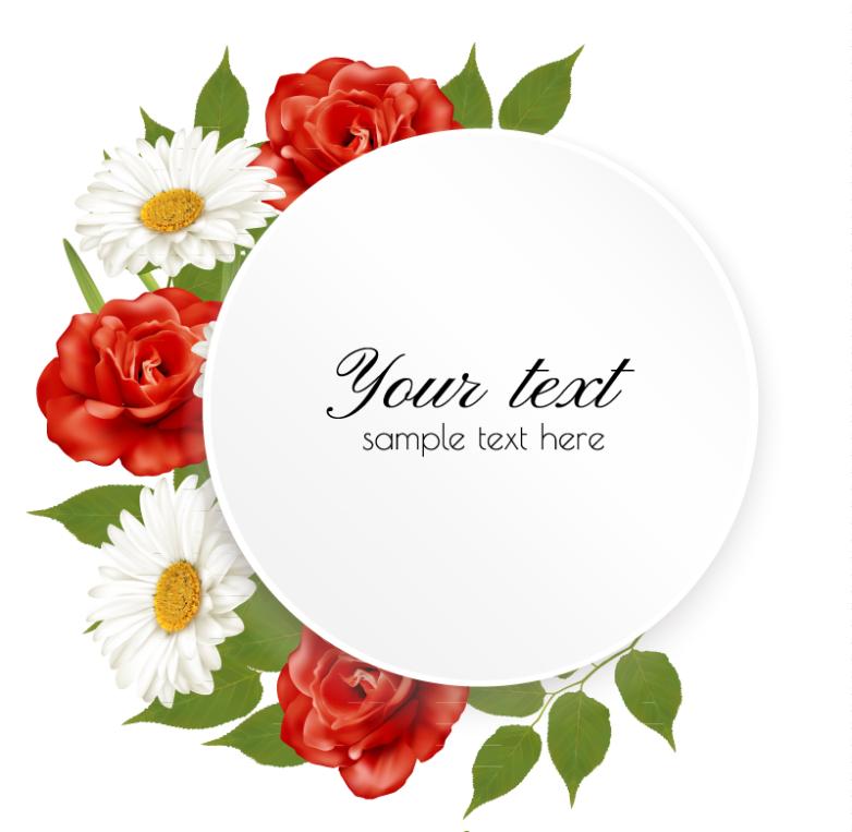 Two Kinds Of Creative Floral Decoration Round Label Vector Free 782x763 Two Kinds Of Creative Floral Decoration Round Label Vector Free