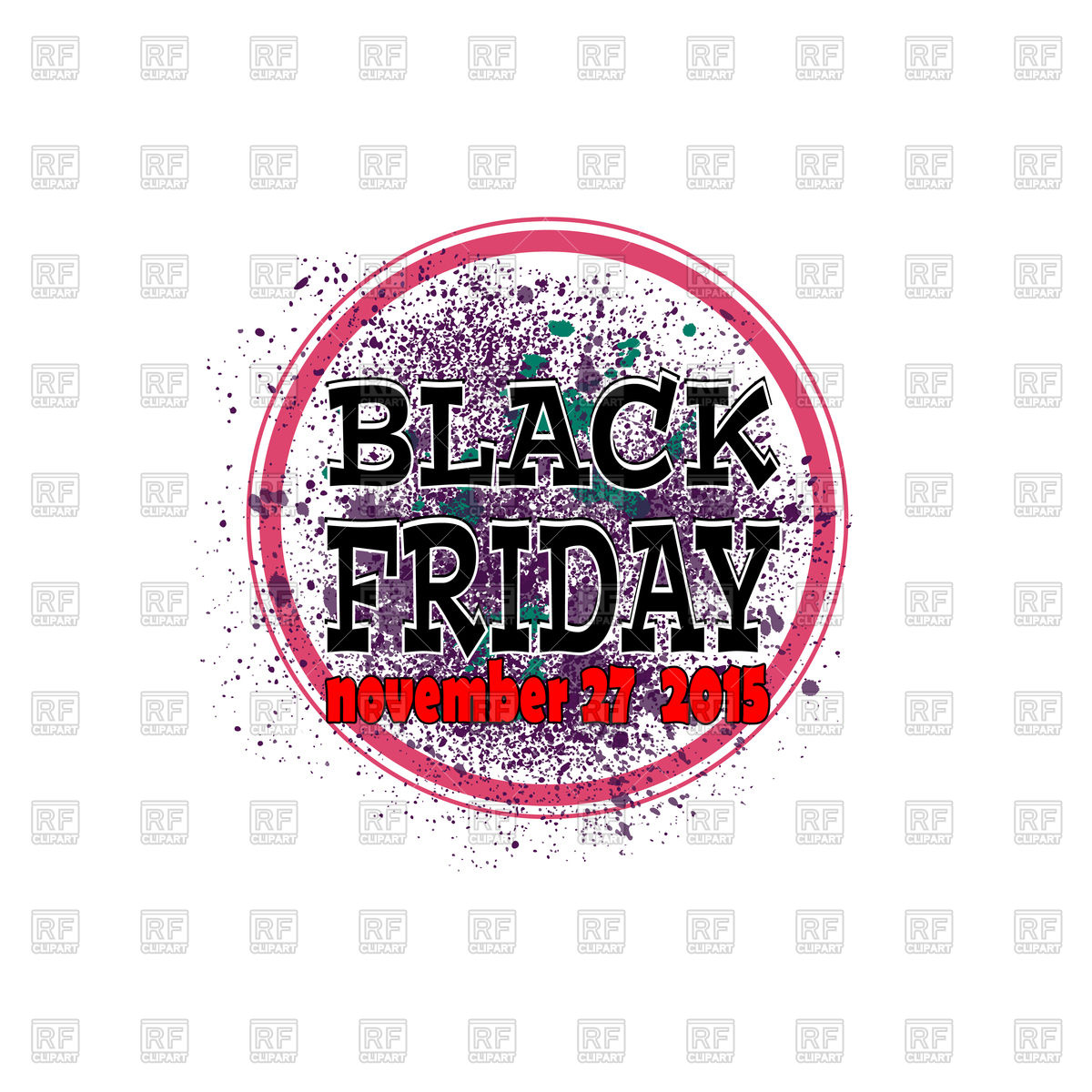 Black Friday Round Label Design Vector Image Of Design Elements 1200x1200 Black Friday Round Label Design Vector Image Of Design Elements